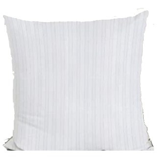 Cloth Fusion Microfiber Satin Striped Square Cushion Filler Pack of 5 at Rs.999